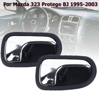 [Mejor Precio] Mango De Puerta Interior Para Mazda 323 Protege BJ 1995-2003 1 Par De Coche Izquierdo/Derecha — Nuevo Y De Alta Calidad (1)