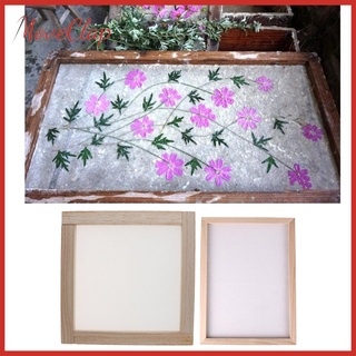 [precio De actividad] marco de fabricación de papel pantalla de madera para hacer papel, molde para manualidades, 15 x 18 cm