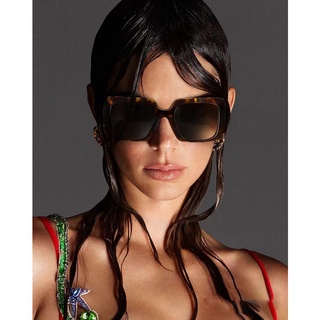 2021 nuevas gafas de sol cuadradas de marco grande estilo Retro para mujer
