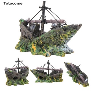 Totocome Tanque De peces/Barco/decoración De acuario (6)