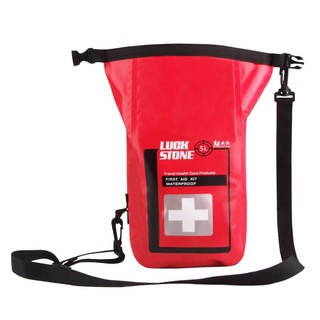Kit de primeros auxilios para acampar al aire libre, impermeable, bolsa de emergencia médica para aventura (9)