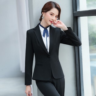 Nueva llegada de las mujeres Blazer con bolsillo elegante slim fit traje de negocios de alta calidad de manga larga ropa de oficina abrigo y chaqueta de moda ropa de abrigo