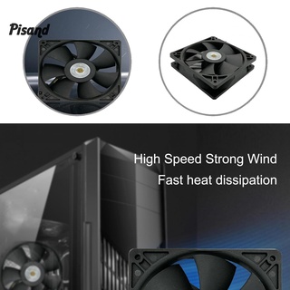 Pu ABS radiador 12 cm fuerte viento enfriamiento ventilador PWM disipador de calor fuerte viento para PC
