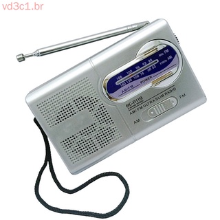 Mini Receptor De Música inalámbrico BC-R119 AM FM Portátil radio 2-Band con Antena retráctil DC 3V