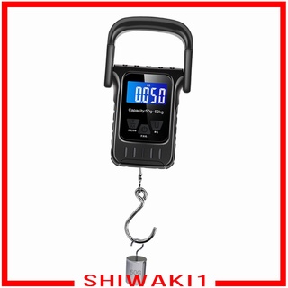 [SHIWAKI1] Báscula electrónica para colgar grúa de mano, pesaje, resistente, LCD, gancho (5)