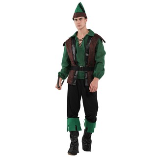 adulto hombres halloween cosplay disfraz cazador rendimiento ropa bosque príncipe