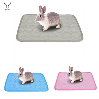 1 pza alfombra De Cama Azul De conejo lavable