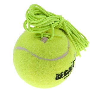 Durable Tennis Ball with Cord Rubber 65mm Tennis Trainer Ball Practice