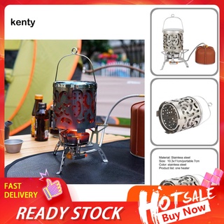 Ky_ Anti-scratch Heating Furnace Mini Camping Warming Stove Portable for Winter