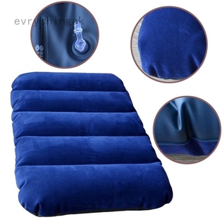 Evryshingok excelente almohada inflable de viaje almohada asiento cojín de aire al aire libre almohada