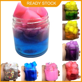 turtallish jelly cube cristal barro arcilla limo masilla plastilina lodo alivio del estrés juguetes