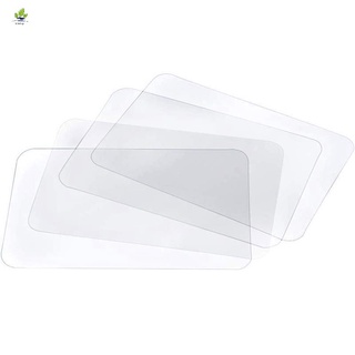 mantel individual lavable transparente para mantel individual de cocina antideslizante resistente al calor (8 piezas)