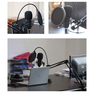 Profesional Streaming Podcast PC Micrófono USB 192KHZ / 24Bit Studio Kit de micrófono condensador cardioide para Streaming Podcasting