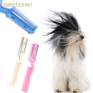 sweetjohn1 cepillo de desmaquillaje para cortar pelo de mascotas