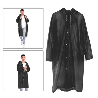 impermeable portátil eva chaqueta poncho con capucha adulto caminar impermeable ropa de lluvia