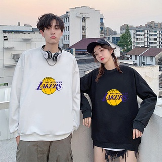 Lakers nueva moda mujer camiseta de manga larga suelta sudadera jersey 5278