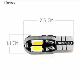 ifoyoy 10 x t10 194 168 w5w 5730 8 led smd blanco coche lateral cuña lámparas de luz conjunto canbus cl