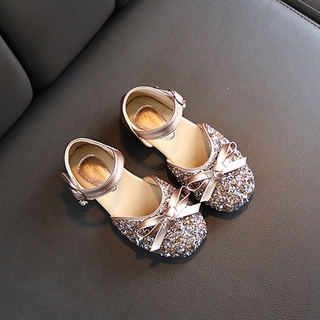 Zapatos de fiesta de princesa con nudo de mariposa para niñas/bebés/niños/niños/sandalias FOFO (7)