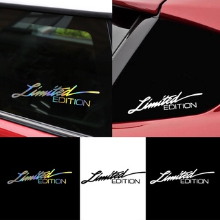 2pcs Car Reflective Sticker "Limited Edition" Creative Motorcycle Decals Auto Vinyl Sticker Car-styling Decal