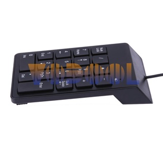 Vodool - teclado profesional para portátil, Mini USB, 18 teclas, teclado numérico