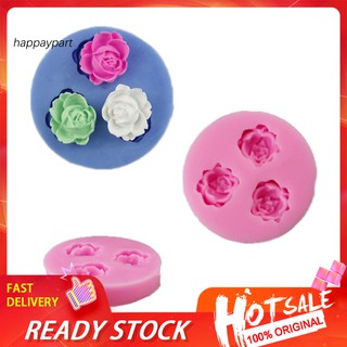 cjyp molde de silicona rosa de flores diy fondant pastel chocolate arcilla artesanía herramienta decorativa (1)