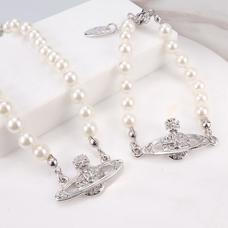 Pulsera lovvol Planeta Retro Vivienne Westwood pulsera De perlas Para mujer joyería De boda Ins Estilo pulseras De lujo Para mujeres niñas regalo De cumpleaños (5)
