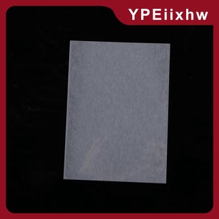 10 hojas de película retráctil mitad transparente papel encogible artesanía fino polaco