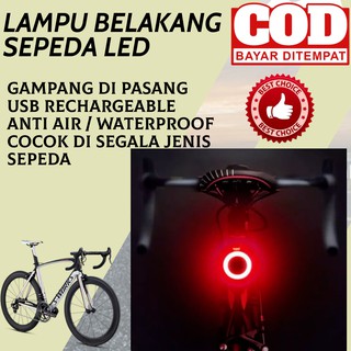 Luz trasera de bicicleta led plegable bicicleta MTB BMX bicicleta de carretera Premium USB recargable