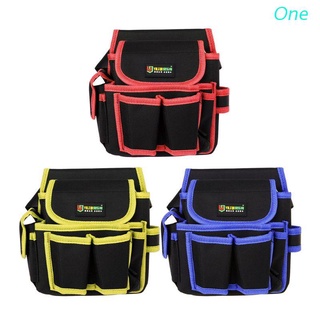 One Multi-Pockets Waist Tool Bag Utility Kit Pouch Electricians Belt Bags Organizer 600D Water Proof Cloth Holder