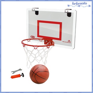Brkeoto Mini Aro De baloncesto Portátil con Aro flexible/incluye Mini baloncesto con Bomba Para Uso Interno