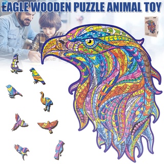 Rompecabezas De madera rompecabezas Forma águila rompecabezas piezas regalo Para Adultos y niños aprendizaje educativo rompecabezas juguete (1)