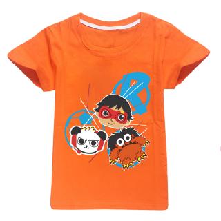 2020 verano de manga corta T-Shirt algodón Ryan juguetes revisión impresión de los niños de manga corta camisetas de los niños camiseta ropa ropa