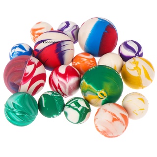 [kmsa] 20 bolas de jet bouncy bolas de color mezclado rebotando bolas para niños fiesta divertido juguete regalo fyq