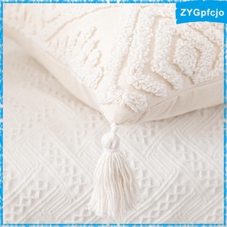 fundas de almohada boho para almohadas tejidas de algodón de lino, fundas de almohada, sofá, cama (1)