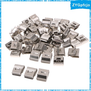 100pcs/set Solar Panel Cable Management Stainless PV Wire Clips 7.09x0.79\\\'\\\'
