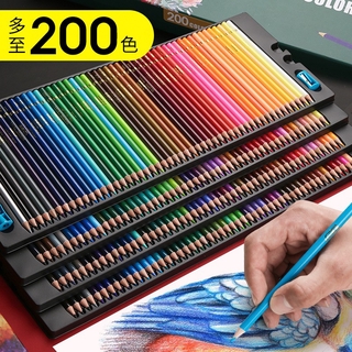 48/72/120/150/200 colores de Color al óleo lápiz de madera acuarela lápices de colores lápices de Color Soluble en agua suministros de arte