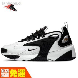 ♞❦◆Nike Nike Zoom2K Black and White Panda Men s and Women s Same Old Shoes Retro Casual Sneakers Platform Shoes Training Shoes Jogging Shoes