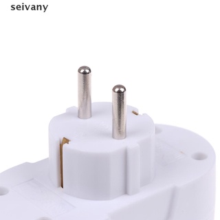 [seivany] European Conversion Plug 1 TO 2 Way Socket Adapter EU Standard Power Adapter 16A