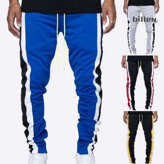 Pantalones deportivos para hombre con cordón y bolsillos con cremallera