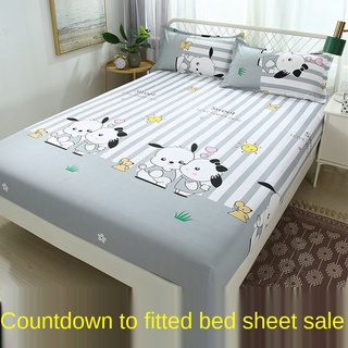 Gornoya【No-Slip equipado hoja】Equipado de una pieza antideslizante de la hoja de cama colchón Simmons cubierta único doble colcha (2)