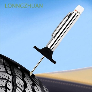 lonngzhuan detección de neumáticos de correr universal herramienta de medición de neumáticos de coche de medición de la pluma de espesor 25 mm cilíndrico automotriz medidor patrón de profundidad