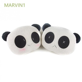 marvin1 almohada de cojín de panda con la cabeza del coche automotriz lindo de felpa de dibujos animados protector de cuello coche reposacabezas almohada multicolor
