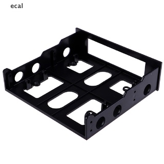 ecal Black 3.5" to 5.25" drive bay computer pc case adapter mounting bracket CL (1)