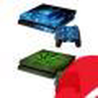 ezonefl - adhesivo impermeable para consola ps4 playstation 4 console 2
