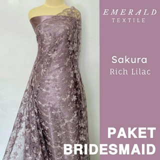Paquete especial de dama de honor/uniforme familiar/aplicación/graduación/paquete de dama de honor por Emerald Textile
