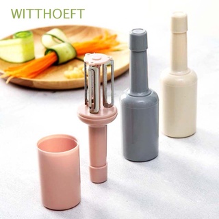 WITTHOEFT Creative Vegetable Peeler Portable Kitchen Tool Fruit Peeling Potato Paring Fruit Stainless Steel High Quality Multifunctional Food Grater/Multicolor