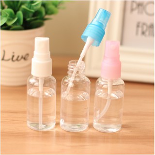 Botellas transparentes vacías de Spray 30ml/50ml plástico Mini contenedor recargable vacío cosmético botol penyembur/botol semburan air