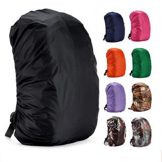 mochila portátil a prueba de lluvia 1 pieza mochila bolsa de lluvia cubierta de viaje camping impermeable polvo al aire libre escalada mochila cubierta