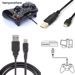 banyanshaw cable de datos de carga micro usb negro para control de playstation 4 ps4 cl
