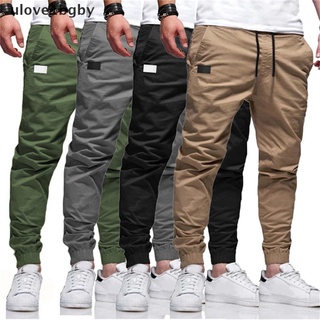 【ULO】 Men's Pants Casual Tactical Long Trousers Harem Pants Hip Pop Streetwear Casual Cargo Pants Jogger .